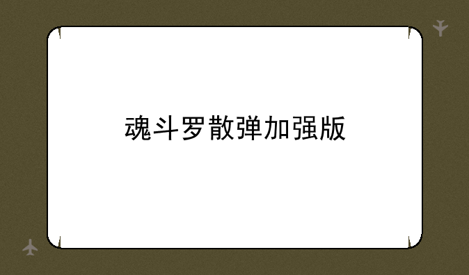 魂斗罗散弹加强版