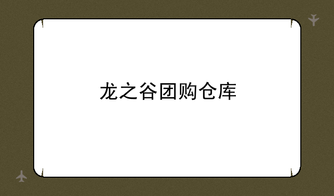 龙之谷团购仓库