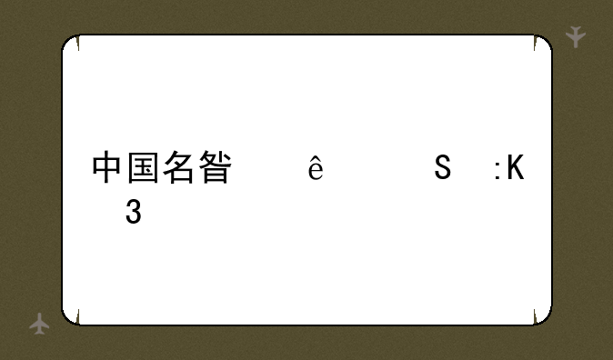 中国名星人气排行榜