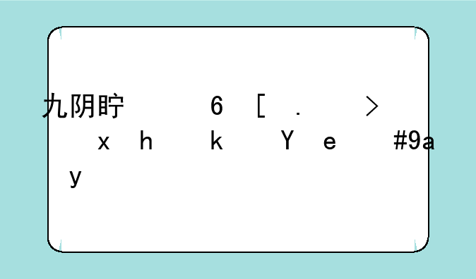 九阴真经归阳：重拾江湖，再战巅峰